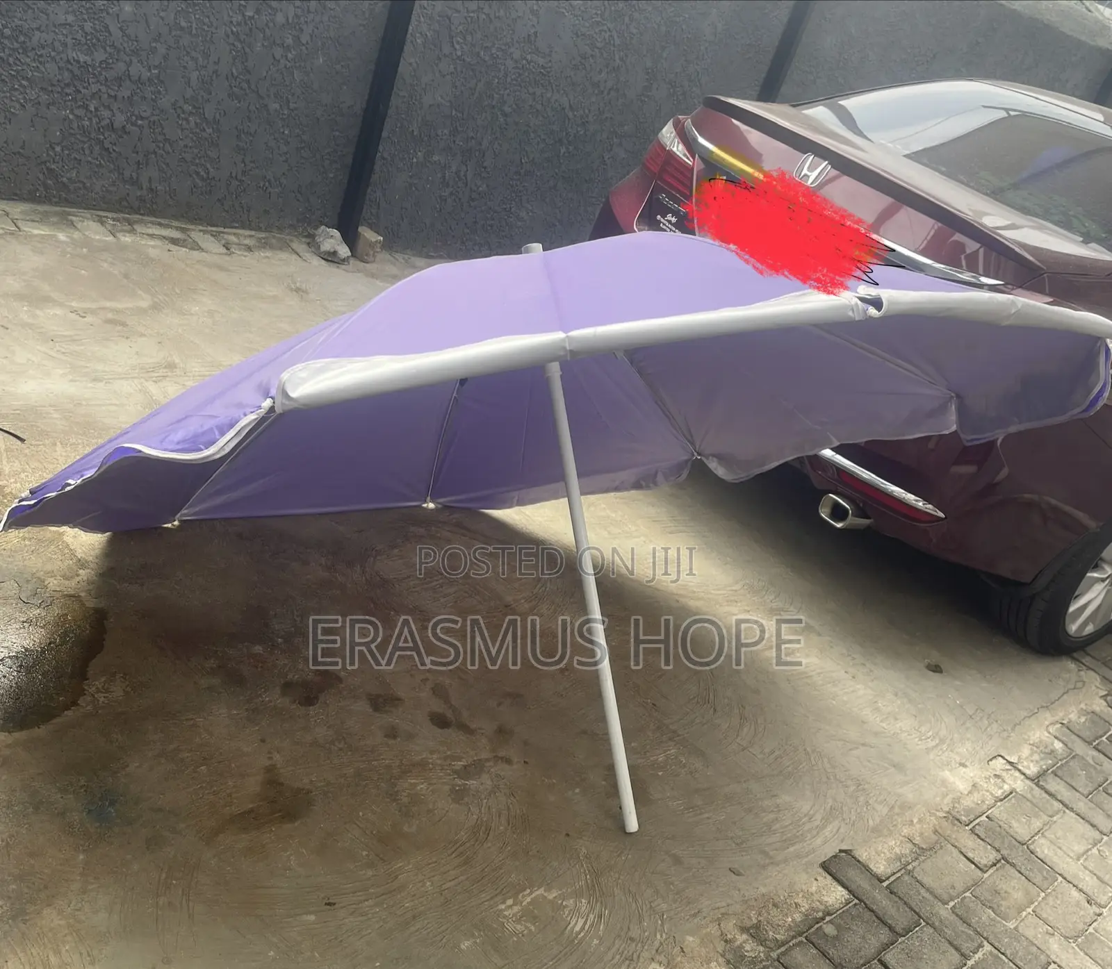 Neatly Used Market Umbrella