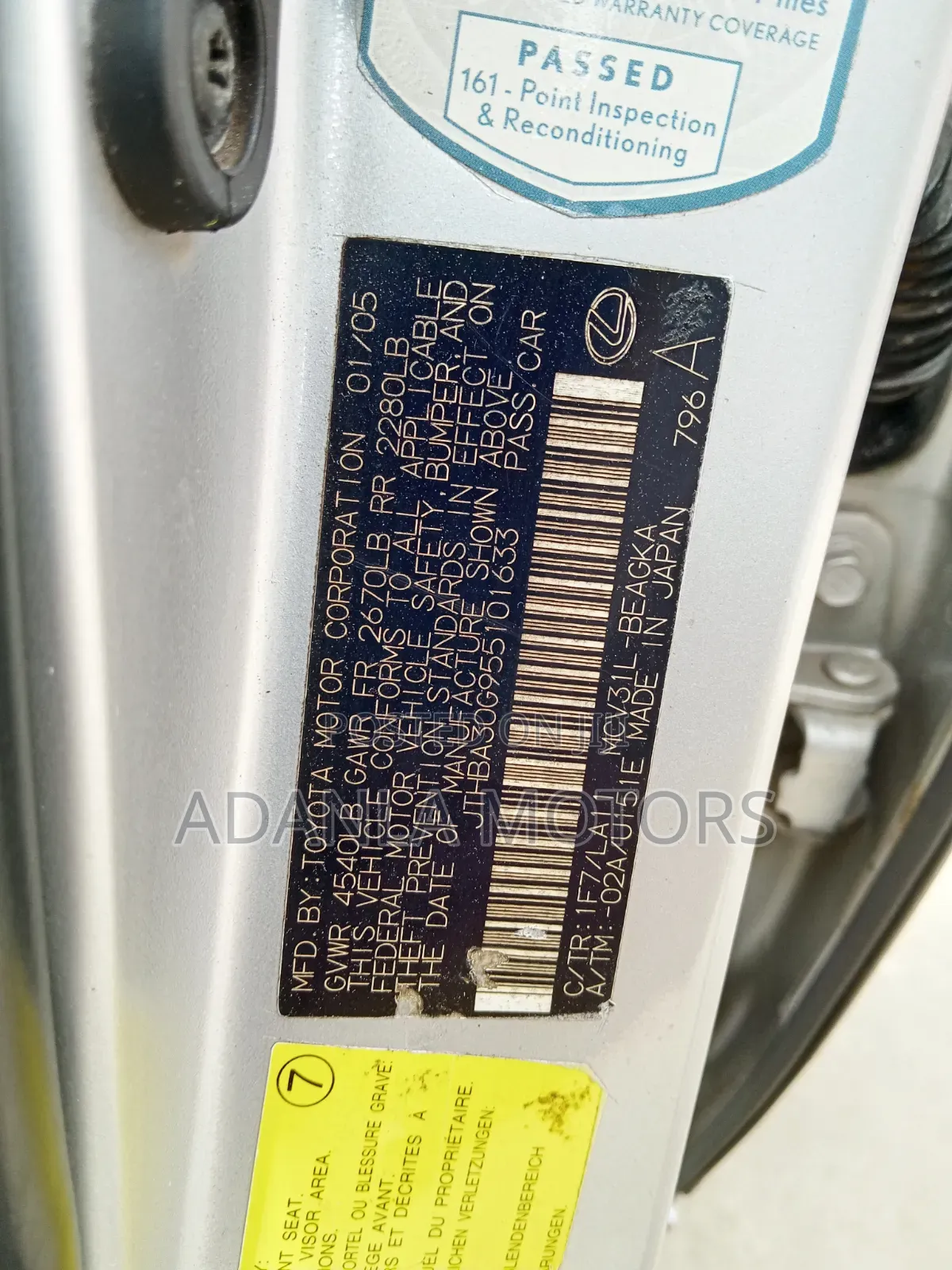 Lexus ES 2006 Silver