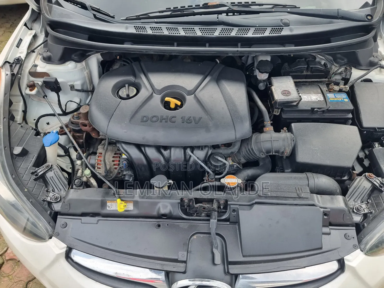 Hyundai Elantra 2013 White