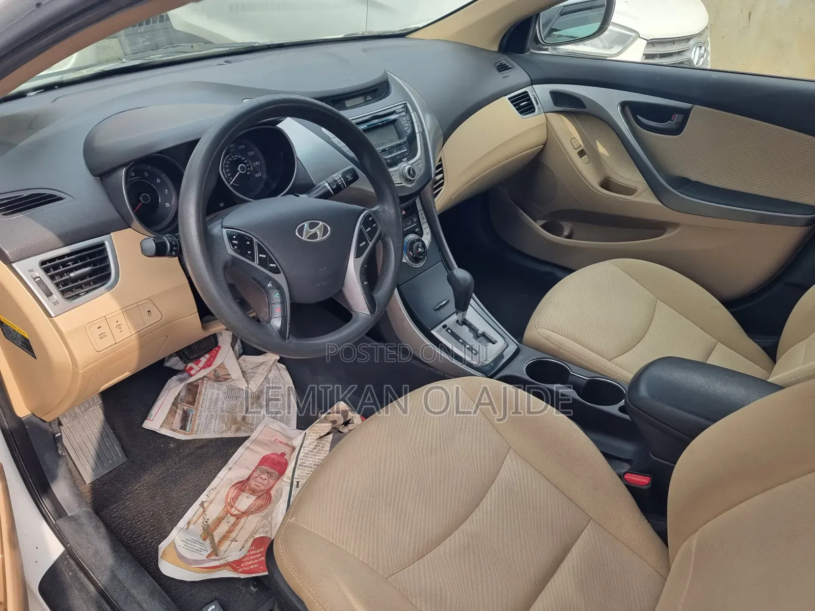 Hyundai Elantra 2013 White
