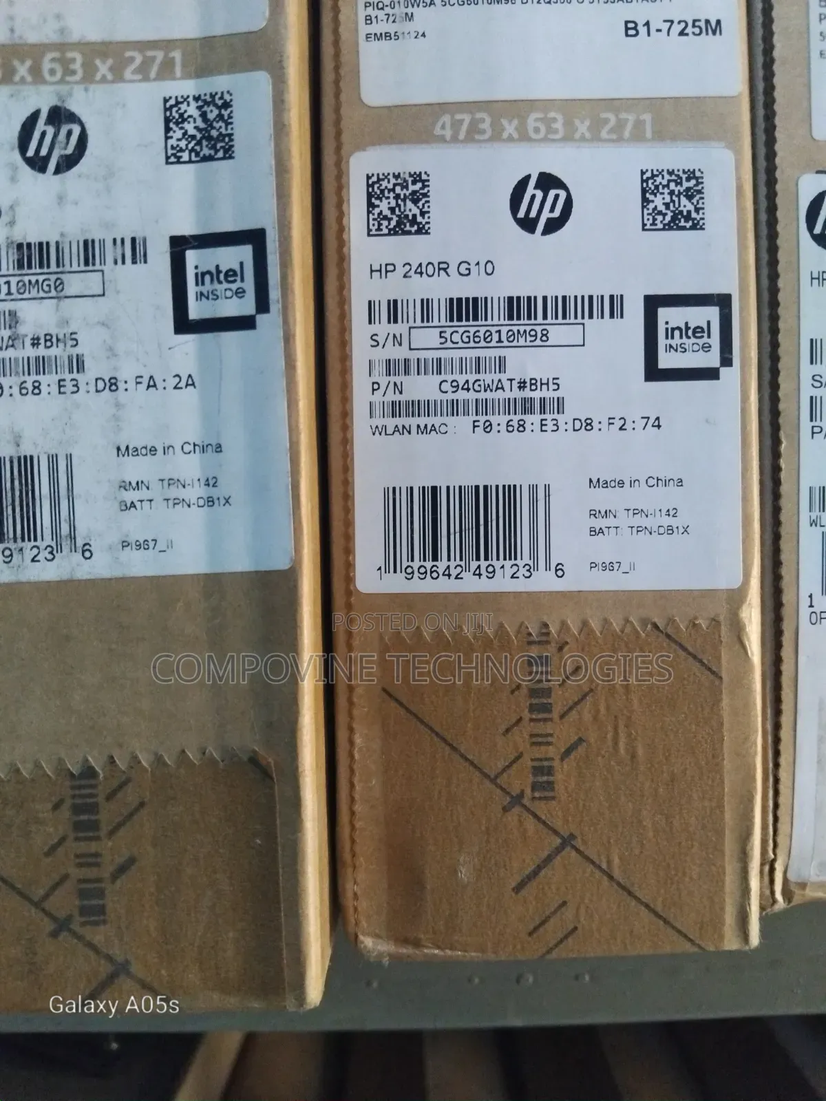 New Laptop HP 240 8GB Intel Core 5 SSD 512GB