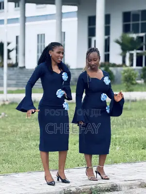 Cheefay Poise - Navy Blue Corporate Dress