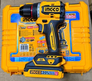 INGCO 20V Brushless Cordless Drill Machine – 2.0Ah Battery Case