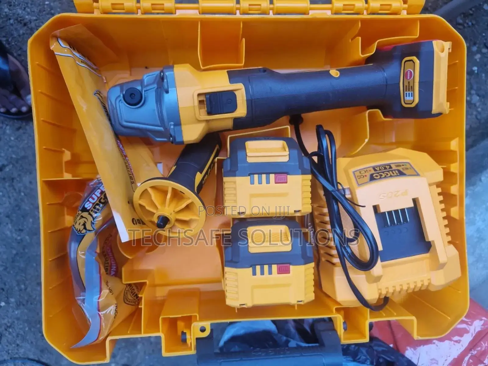 20v Ingco Cordless Angle Grinder