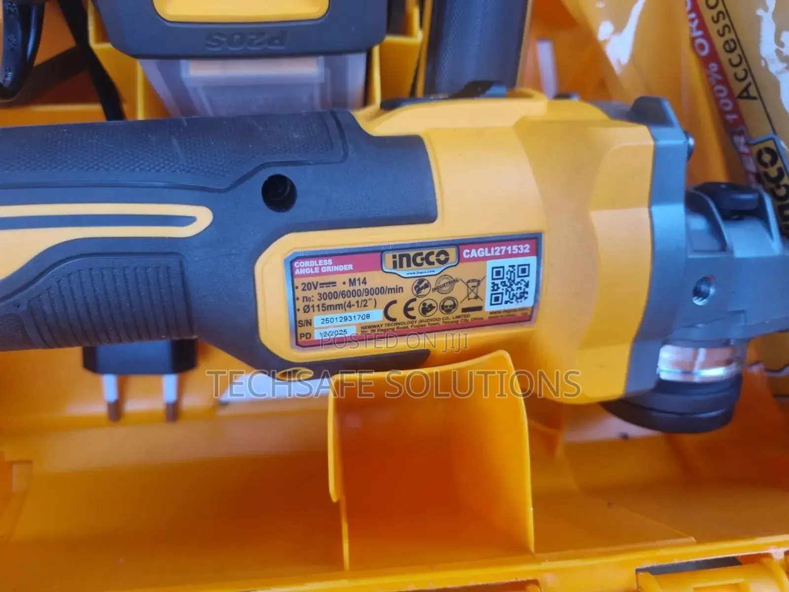20v Ingco Cordless Angle Grinder