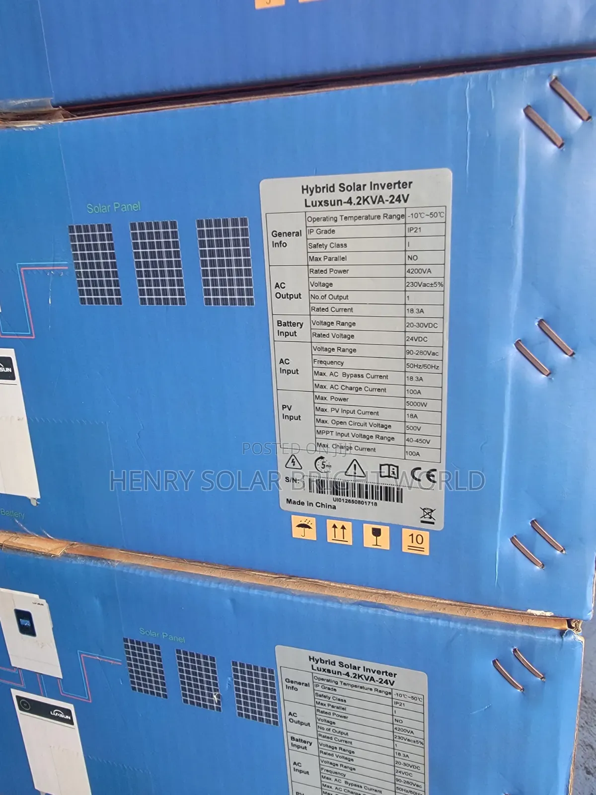 Luxsun 4.2kva 24v Hybrid Inverter