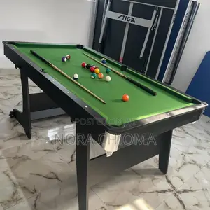 6ft 2 in 1 Foldable Snooker/Tennis Combo