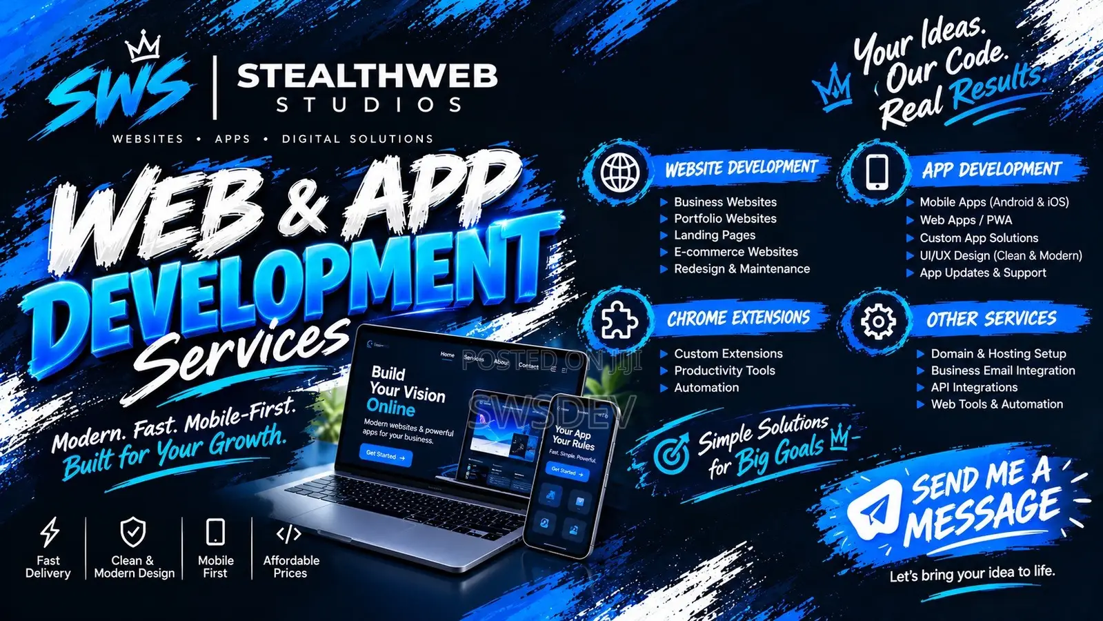 Professional Website App Development Services