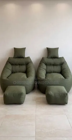 Beanbag With Pillow and Footrest for Sale in Abuja