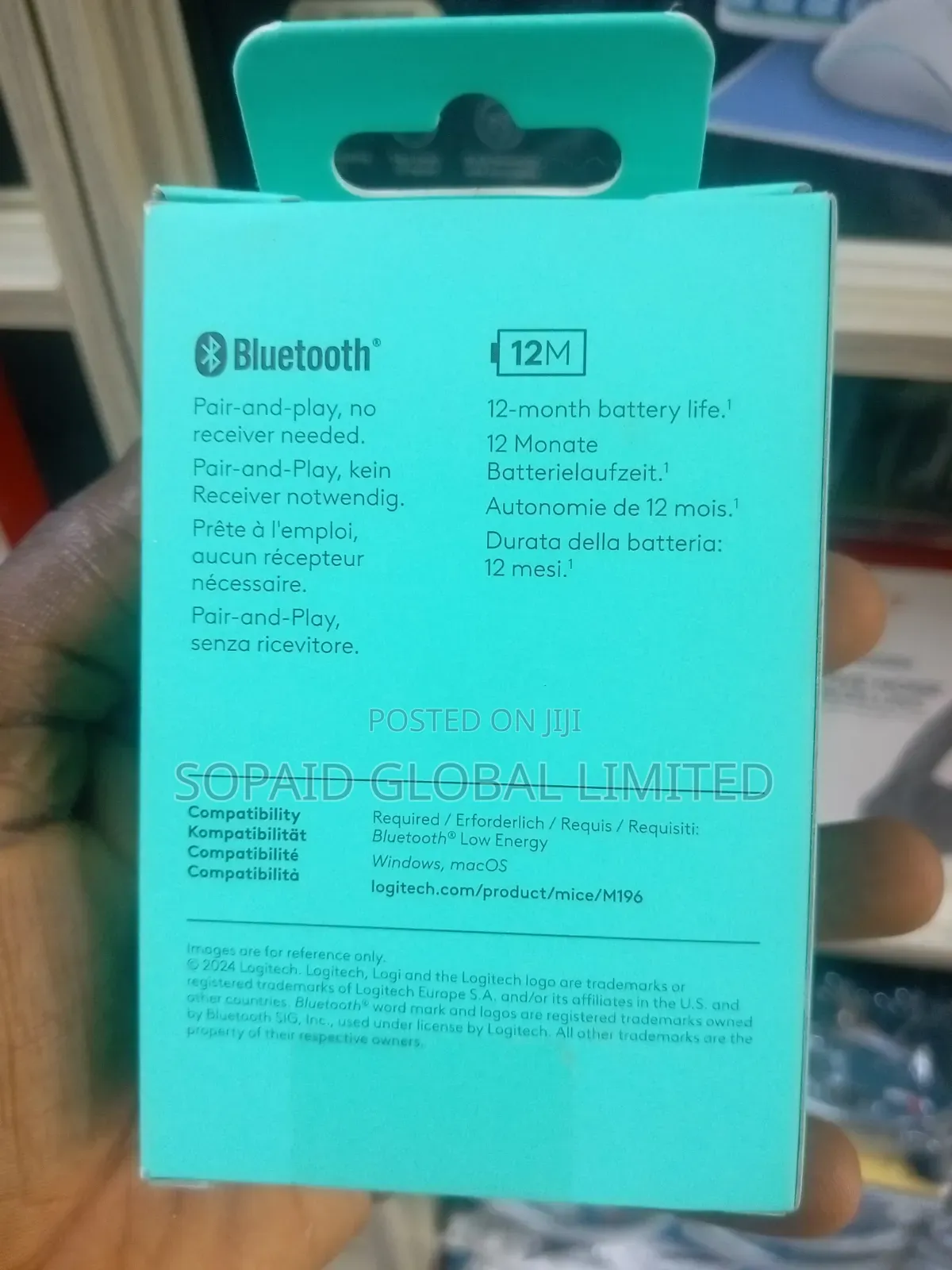 Logitech M196 Bluetooth Mouse
