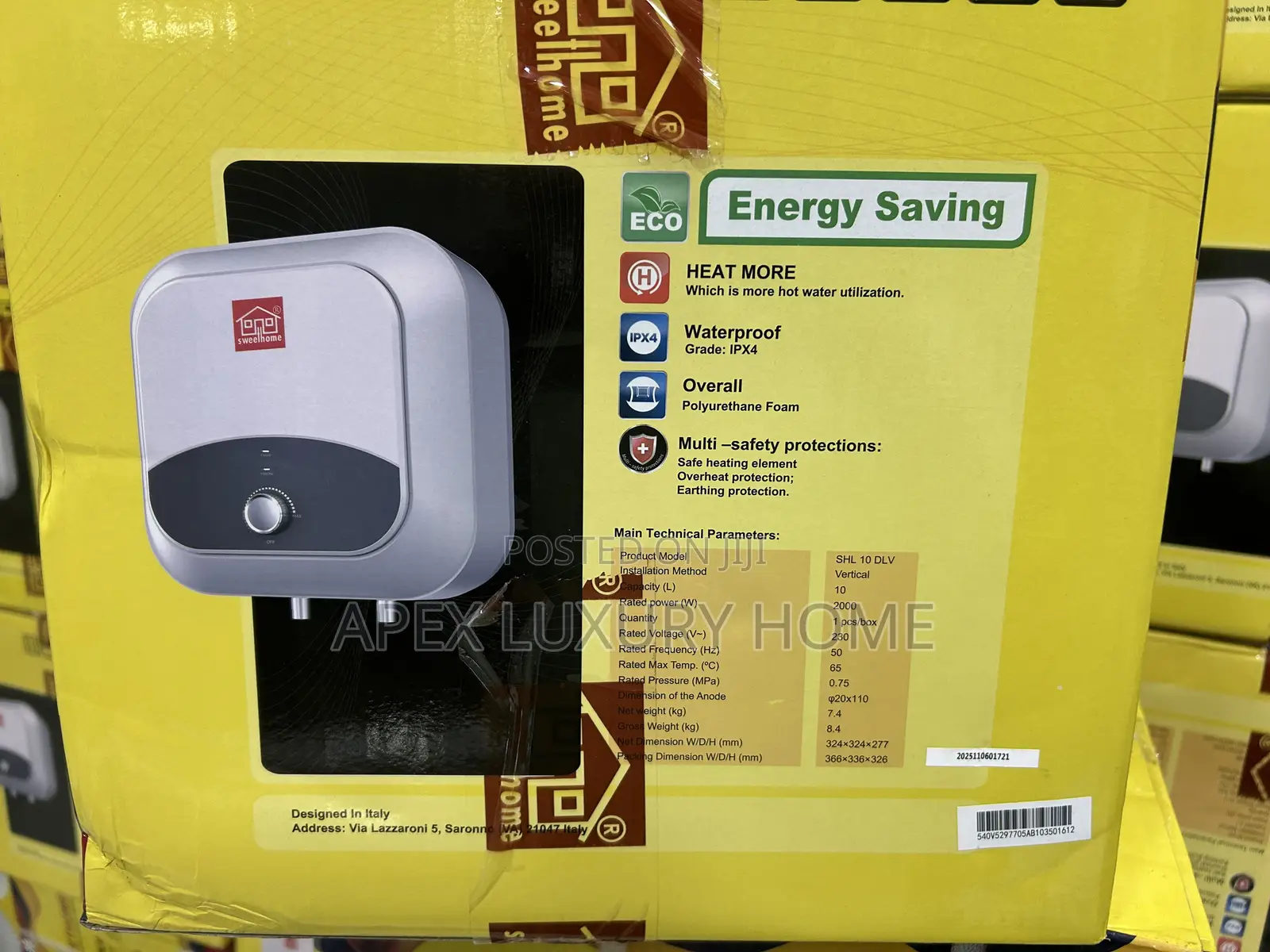 10liters Sweethome Water Heater