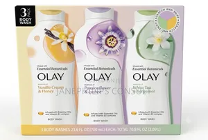 Olay Essential Botanicals Body Wash 3-Pack (700ml Each)