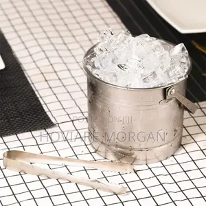 Silver and Gold Ice Bucket
