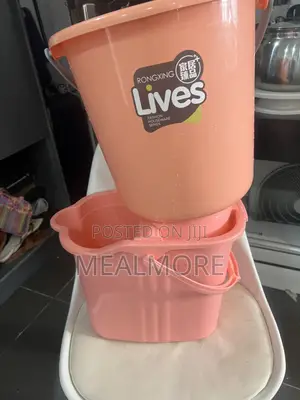 Plastic Bucket and Mob Set