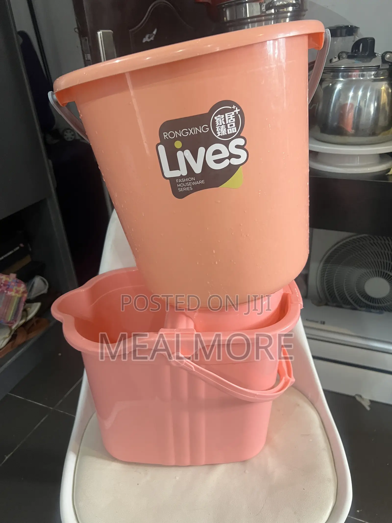 Plastic Bucket and Mob Set