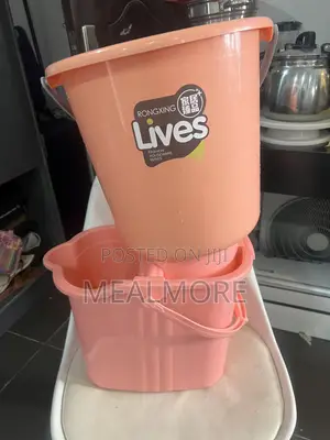 Plastic Bucket and Mob Set