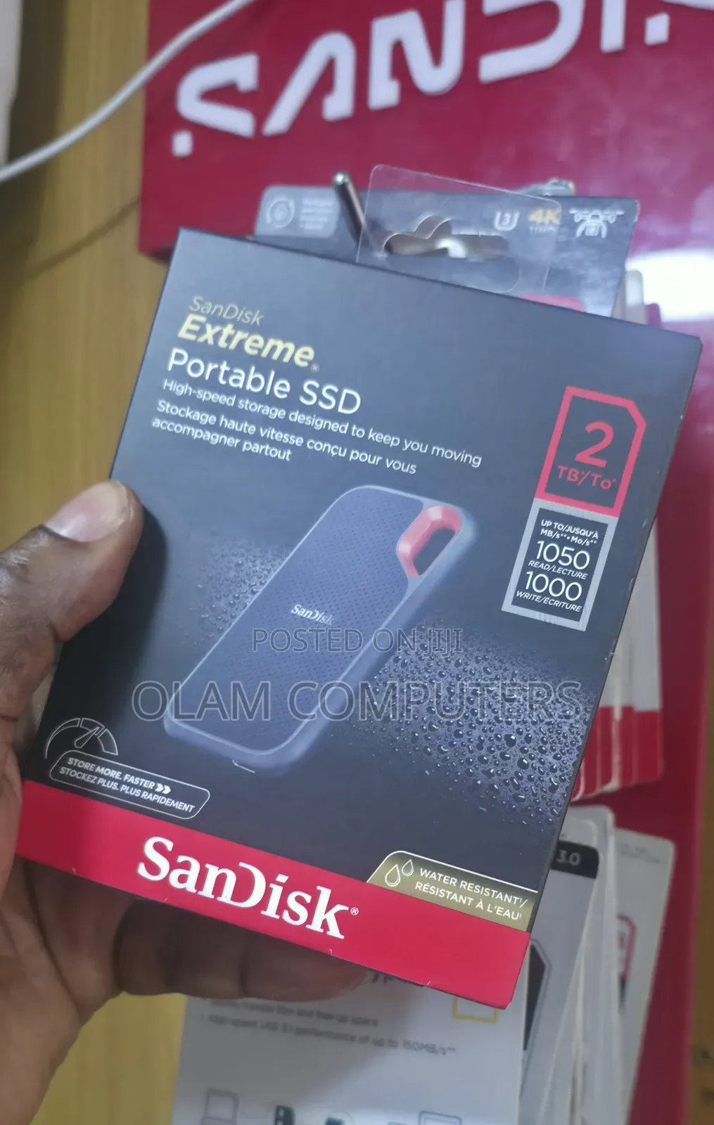 Sandisk Extreme Portable SSD 2tb 1050 Mb/S