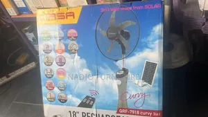Qasa Solar Rechargeable Fan