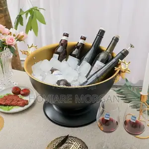 Quality Stainless Steel Black Wine/ Champagne Bowl