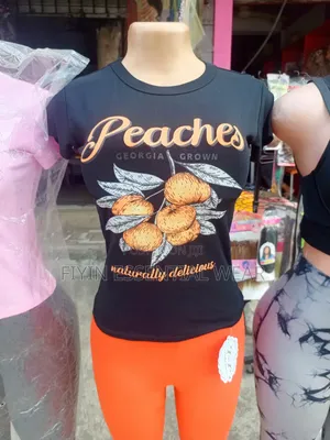 Crewneck Short-Sleeve Ladies Top