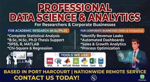 Data Science Analytics Services for Academics Research Businesses