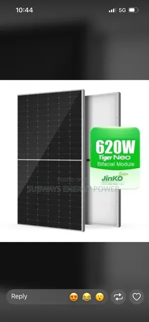 Jinko 620W Bi Facial Solar Panels