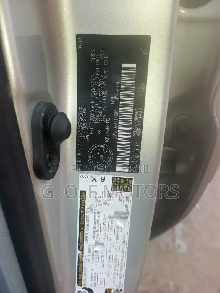 Toyota Highlander 2006 Silver