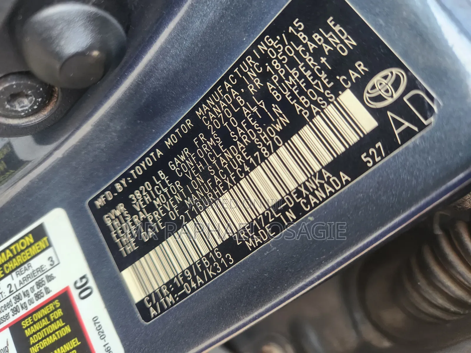 Toyota Corolla 2016 Gray