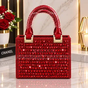 Luxury Crystal Beaded Mini Handbags