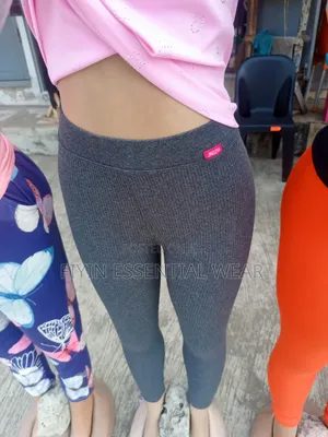 Ladies Striped Thick Leggings