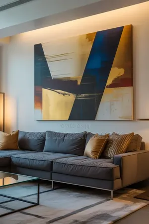 Abstract Geometric Canvas Wall Art