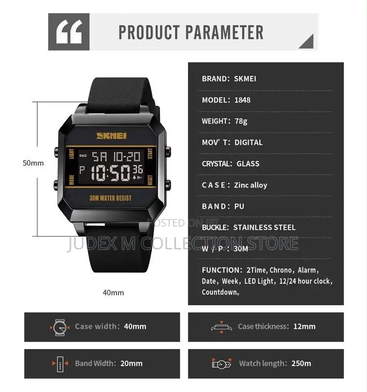 New Skmei Digital Display Watch