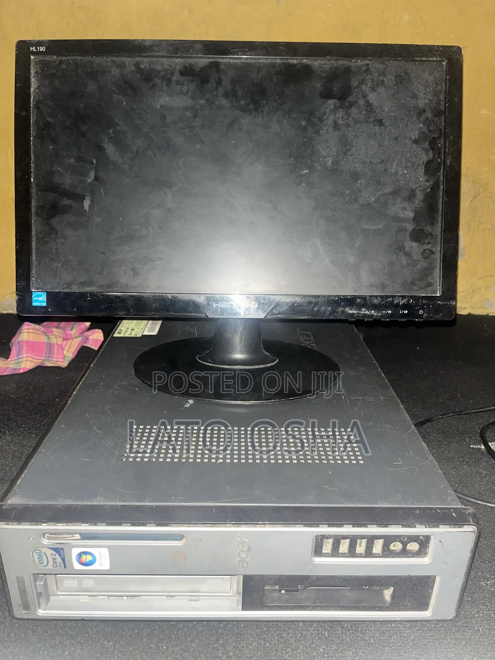 Desktop Computer Asus 4GB Intel Core 2 Duo SSHD (Hybrid) 128GB