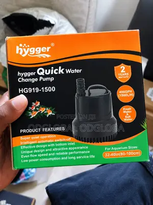 Hygger Quick Water Change Pump, Brand New