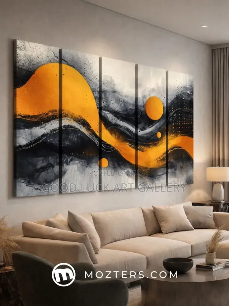 5 Panel Canvas Wall Art