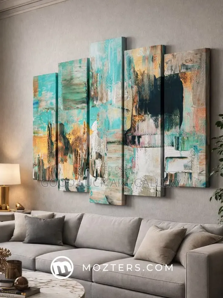5 Panel Canvas Wall Art
