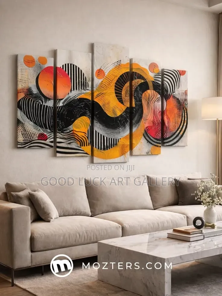 5 Panel Canvas Wall Art