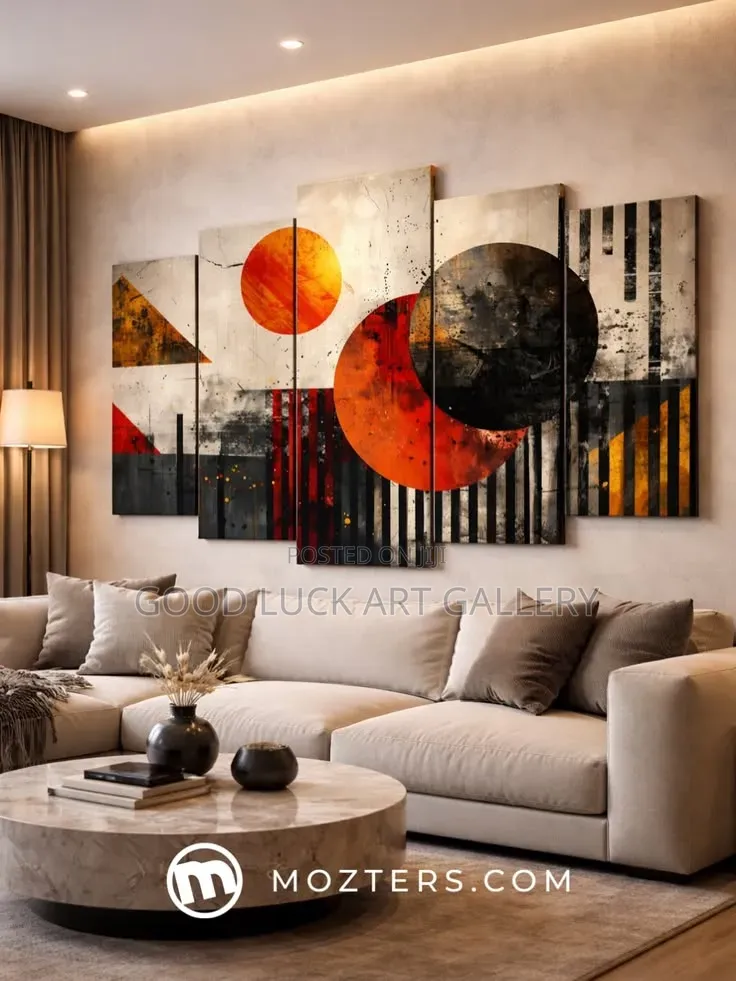 5 Panel Canvas Wall Art