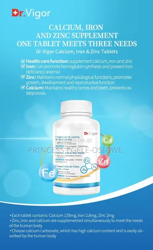Dr Vigor Calcium, Iron, and Zinc by 150