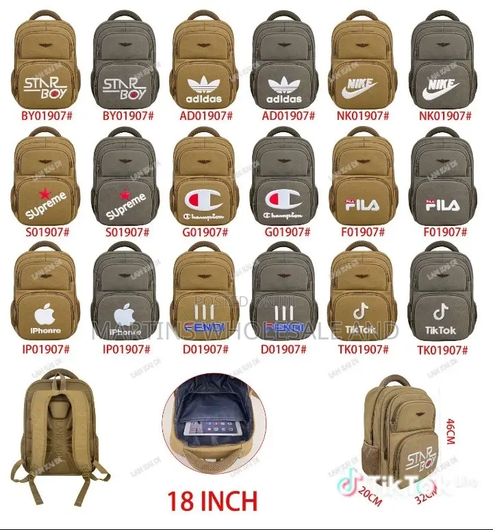 19-Inch Hard-Face Backpacks