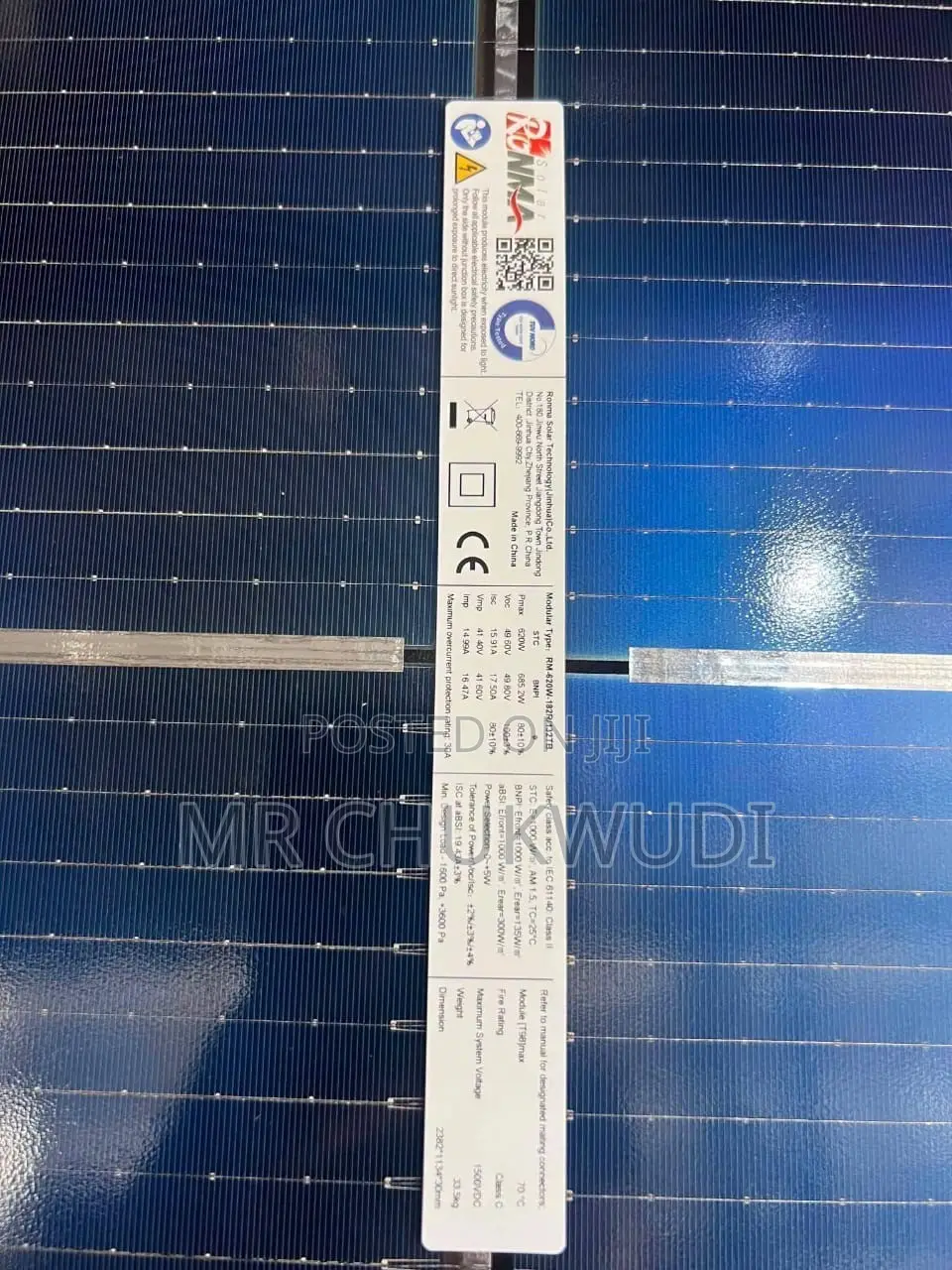 620w Ronma Bifocal Solar Panels Is Available