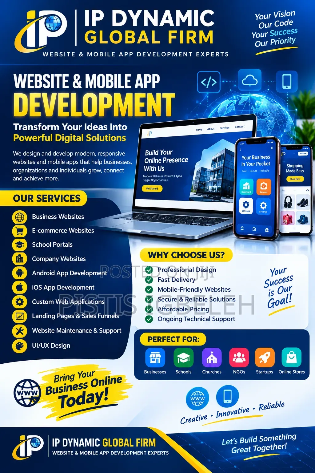 Website and Mobile App Development