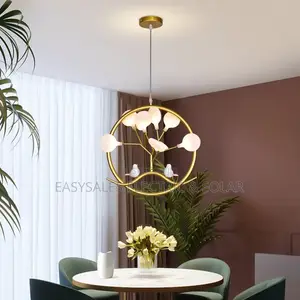 Nordic Round Chandelier Style Tree Branch