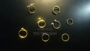Women's Assorted Gold-Plated Crystal Fashion Ring Set