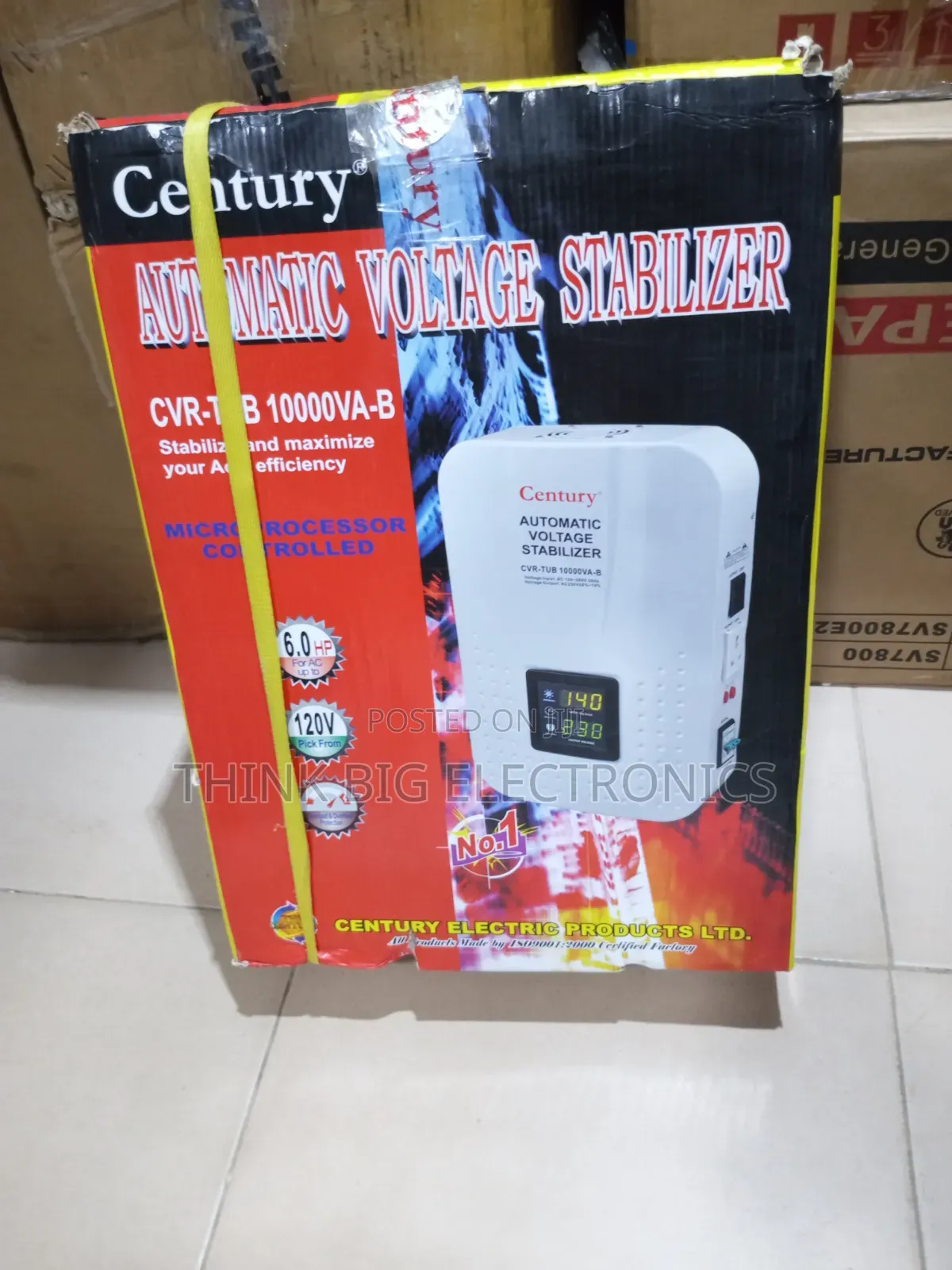 Century 10000VA Digital Wall Mount Voltage Protector and Regulator