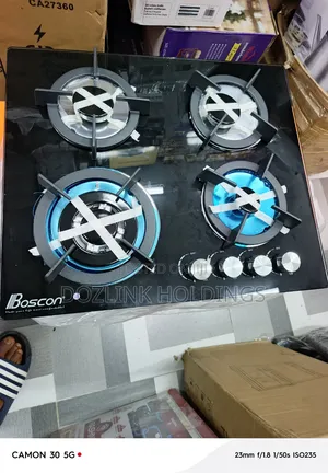 Cabinet 4 Face Glass Gas Burner