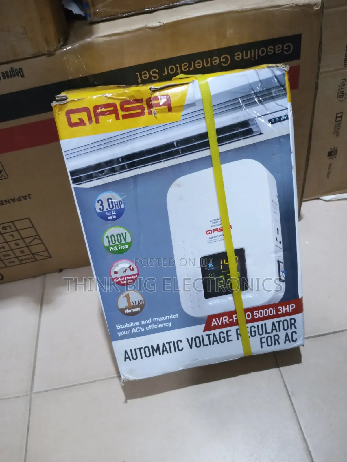 Qasa 5KVA Wall Mount Automatic Voltage Stabilizer (5000W AVR)