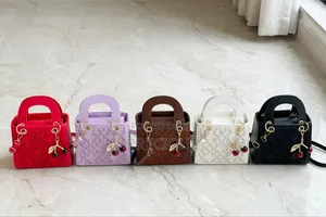 Cherry Mini Handbag With Chain - 5 Colors Available