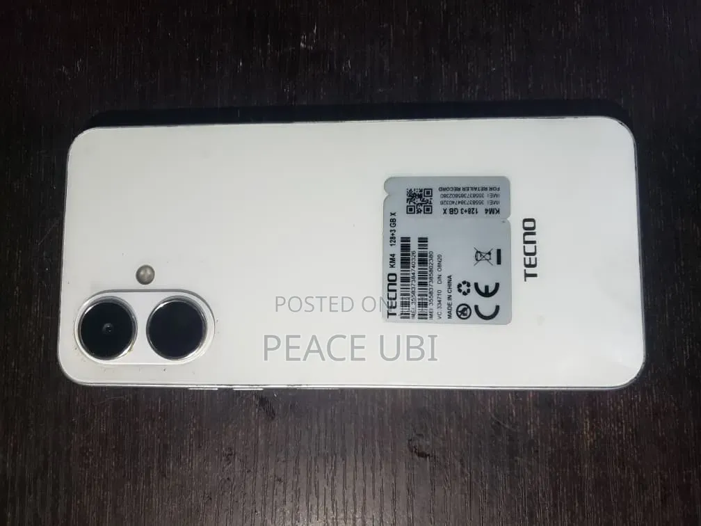 Tecno Pop 10 128 GB White