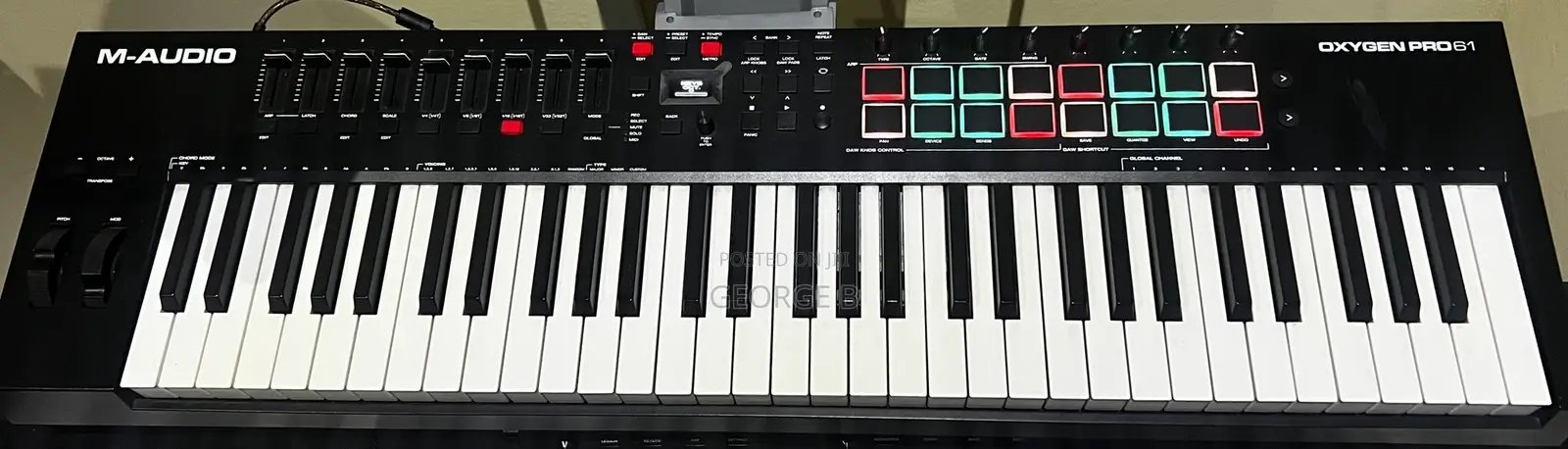 M Audio Pro 61 Oxygen Midi Keyboard